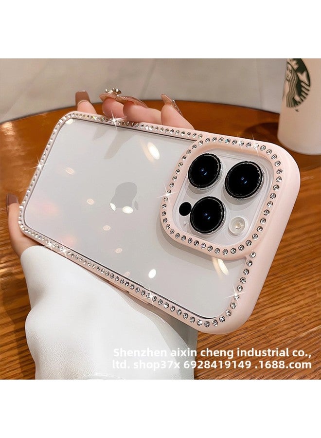 For Apple Phone Case Luxury Rhinestone Frame High-end Feeling All-inclusive Multiple Models Available 