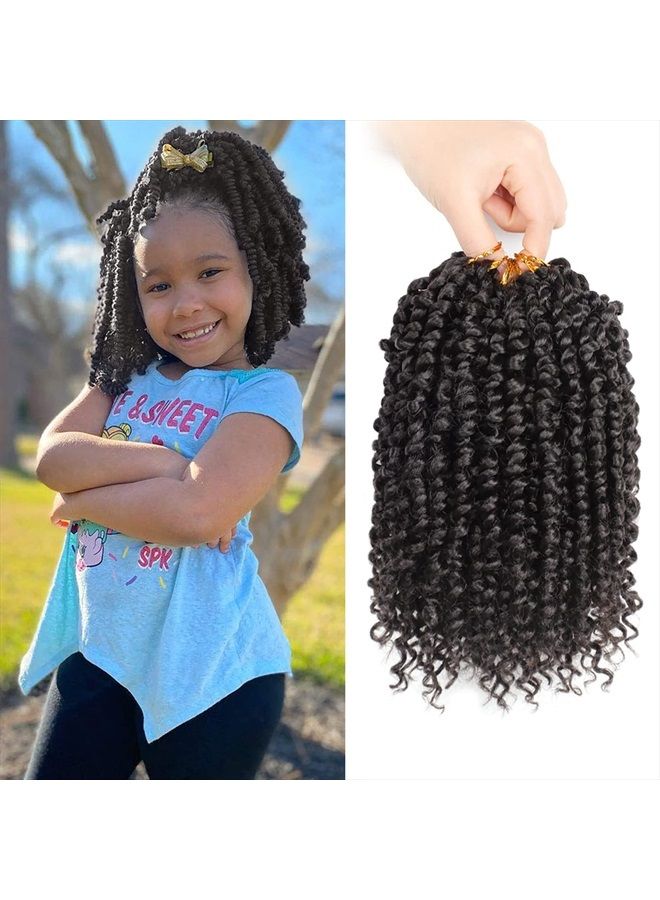 NAYOO Passion Twist Hair - 8 Packs 12 Inch Passion Twist Crochet Hair For Women, Crochet Pretwisted Curly Hair Passion Twists Synthetic Braiding Hair Extensions (12 Inch 8 Packs, 2) - Image 1