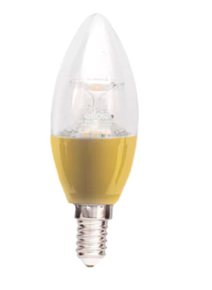 Elios candle With Lens 5W Warm Light 6500 Kelvin - Gold Body 