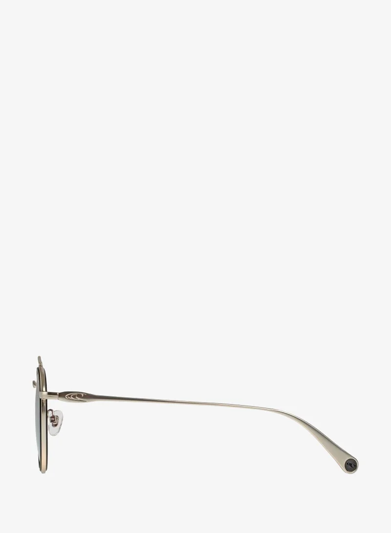 O'NEILL ONS-CARILLO Men Round Polarized Double Bridge Sunglasses Gold 50 mm