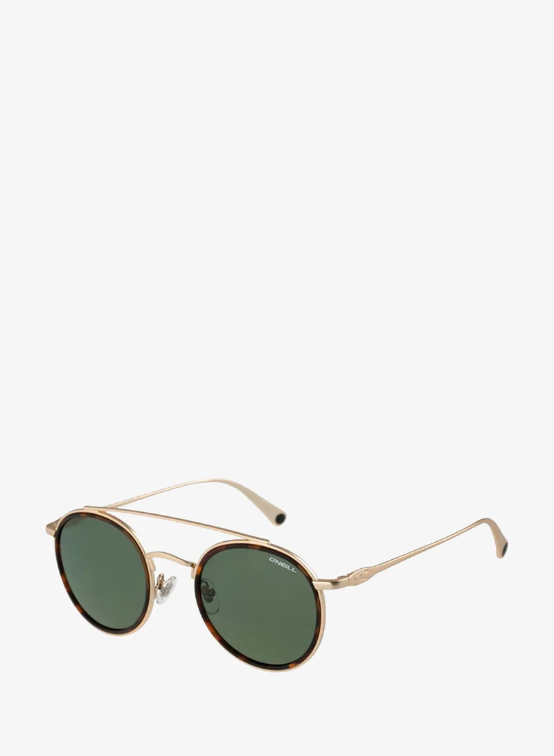 O'NEILL ONS-CARILLO Men Round Polarized Double Bridge Sunglasses Gold 50 mm