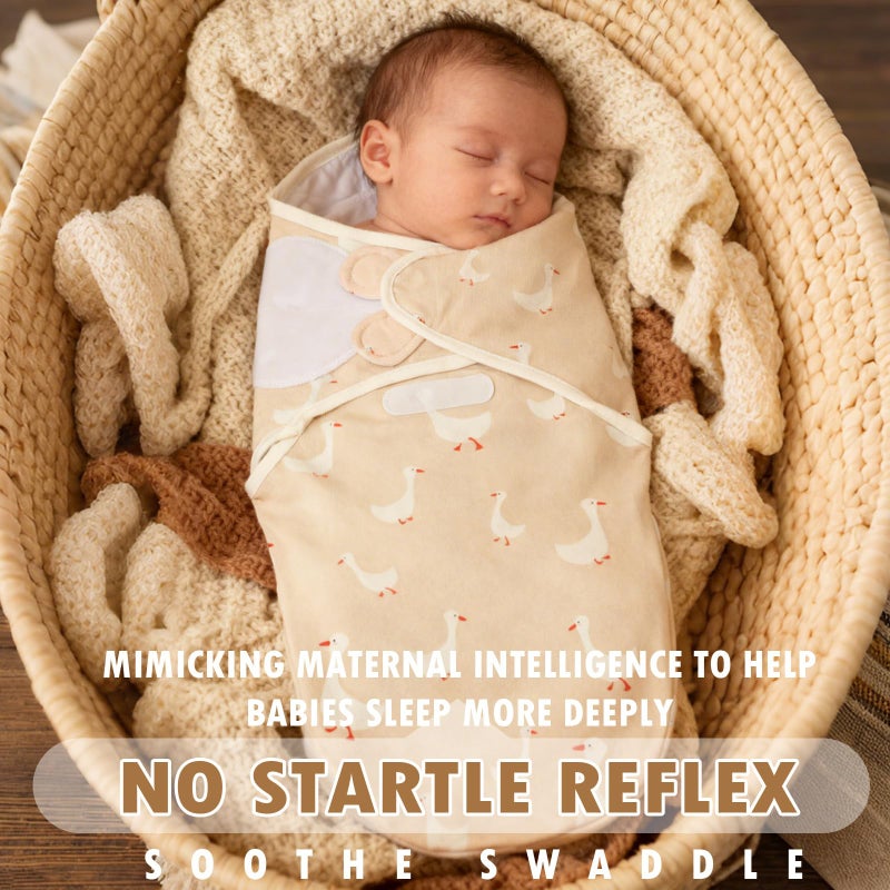 Oudain 3 Pcs Silly Goose Swaddles for Newborns Organic Cotton Adjustable Swaddles 0-3 Months Newborn Gift Breathable Soft Nursery Swaddling Blankets for Baby Boy Girl - Image 2