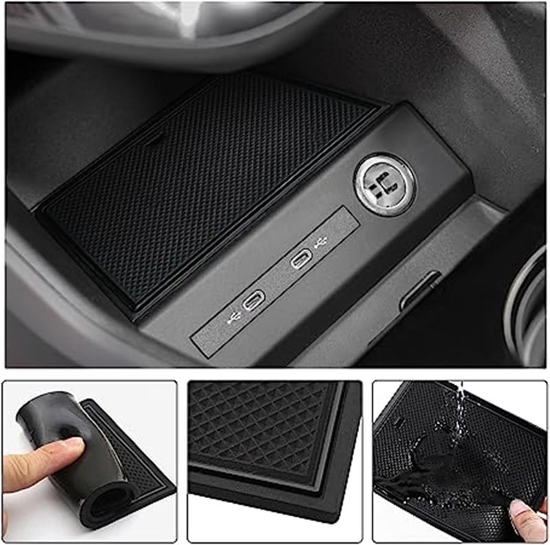 Wivplex Non-Slip Rubber Mat Set for Q4 Etron - Image 2