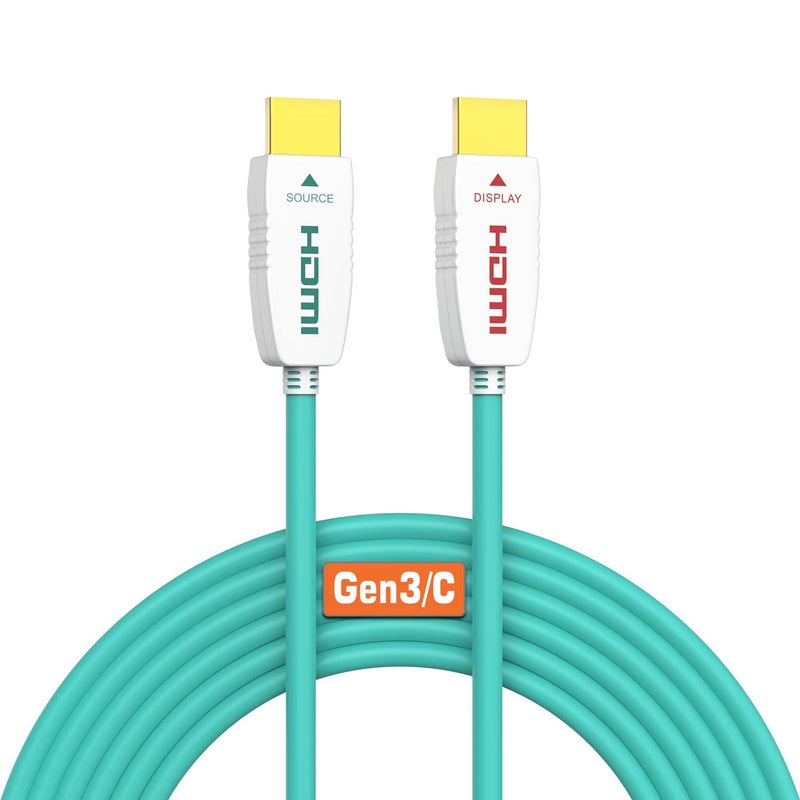 RUIPRO 8K Fiber Optic HDMI Cable 15 Feet 48Gbps 8K60Hz 4K120Hz Dynamic HDR eARC HDCP2.2/2.3 for RTX4080/4090/3080/3090, Xbox S/X, PS5/4, AVR, Projector, LG/Samsung/Sony TV - Image 1