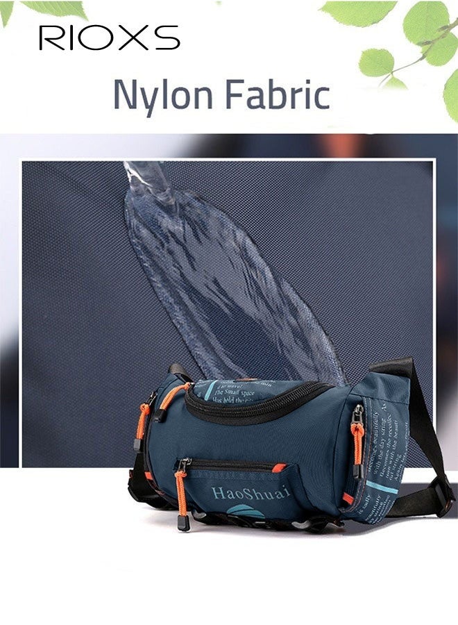 RIOXS Crossbody Sling Bag Body Chest Sling Shoulder Bag for Men Women Casual Shoulder Backpack Bag Lightweight Waterproof Daypack for Workout Travel, Hiking, Casual Use, Running Phone Holder for Men Women, Anti Theft Backpack for Traveling Chest Shoulder Bag - Image 4