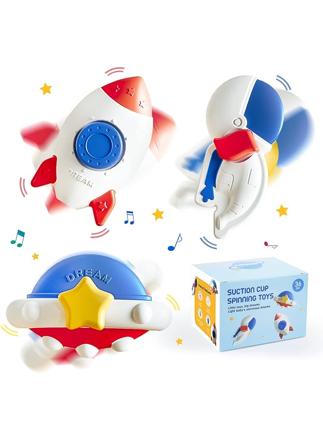 KASTWAVE Suction Cup Spinner Spinning Fidget Sensory Space Suction Cup Spinner - Image 1