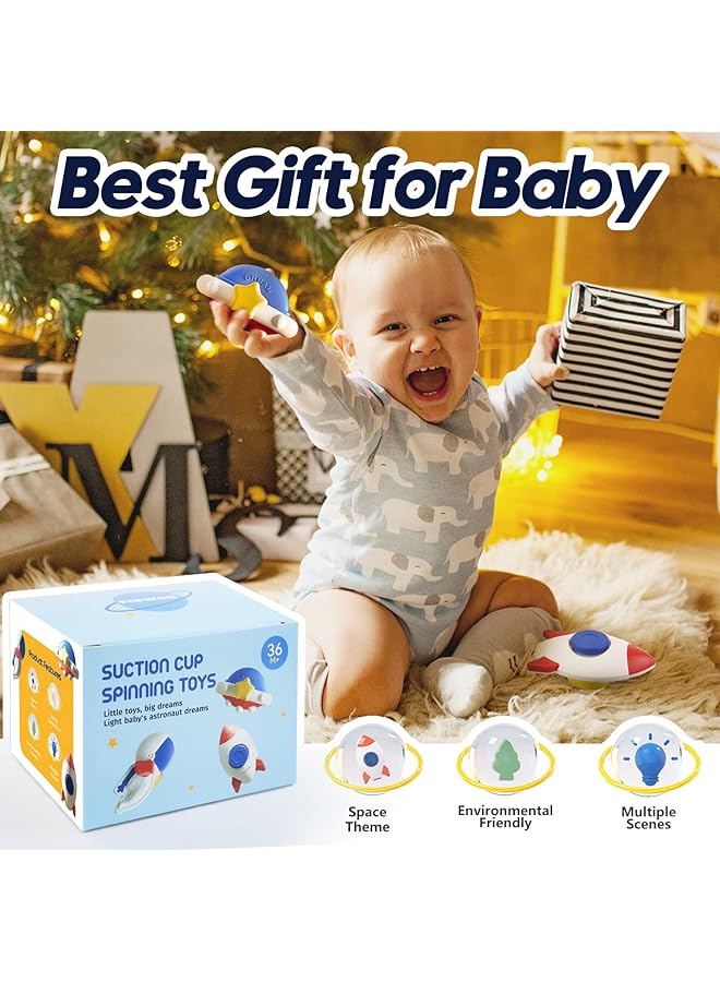 KASTWAVE Suction Cup Spinner Spinning Fidget Sensory Space Suction Cup Spinner - Image 4