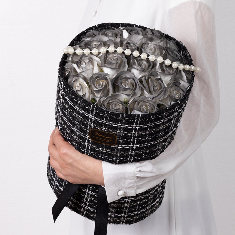 Birthday Gifts For Goddess Day, Small Fragrant Style, Crushed Ice Blue Roses, Bouquets For Mothers, Gifts For Mother-In-Law, Fragrance - Image 1