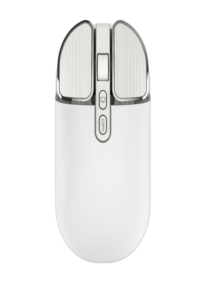 2.4G+BT Wireless with UV Skin-friendly Coating Silent One-click Desktop Precise Positioning 500mAh Rechargeable for Office and Laptop Mac Ipad Computer Mice - Image 3