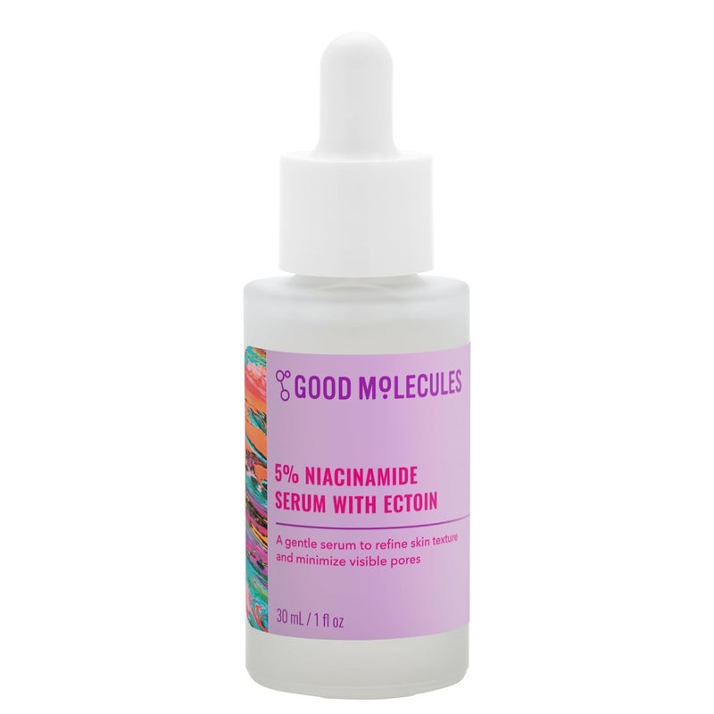 Good Molecules 5 Niacinamide Serum with Ectoin 30ml1oz  Gentle Hydrating Facial Serum for Enlarged Pores Texture Tone Hydrating  Anti Aging Skin Care For Face