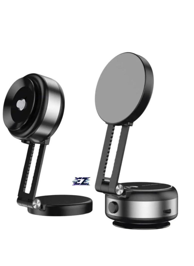 ELTRAZONE Magnetic Double-Sided Foldable Phone Holder, Suction Cup, Adjustable Angle, Scratch-Free Silicone, Multi-Purpose | Universal Compatibility for iPhone & Android Devices - Image 1