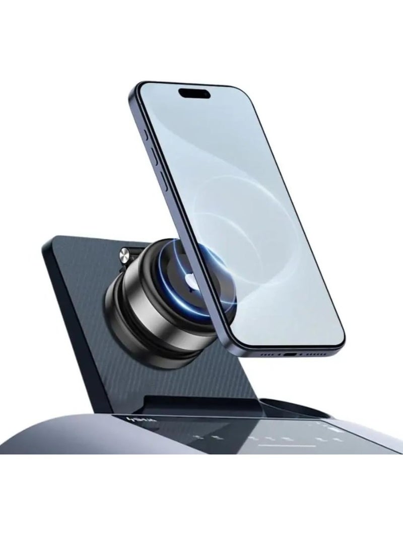 ELTRAZONE Magnetic Double-Sided Foldable Phone Holder, Suction Cup, Adjustable Angle, Scratch-Free Silicone, Multi-Purpose | Universal Compatibility for iPhone & Android Devices - Image 3