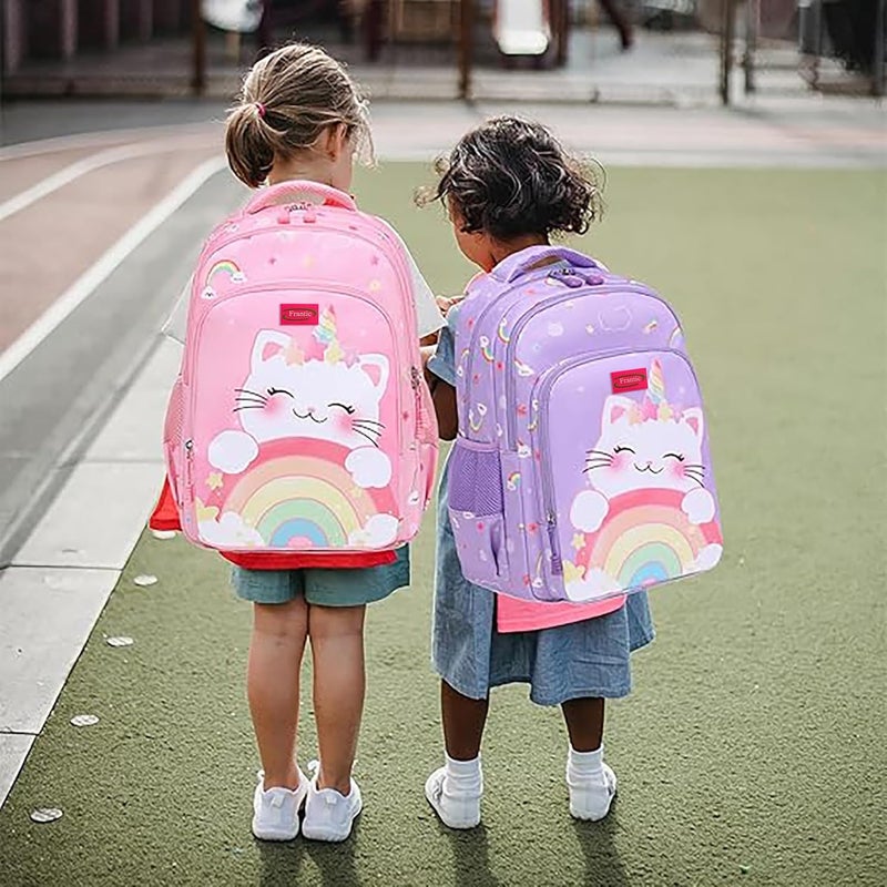 Frantic حقيبة ظهر مدرسية مطبوعة للمدرسة حقيبة مطبوعة للصف 1 إلى 5 للأولاد والبنات الذين يذهبون إلى المدرسة (20 لتر) - Image 5