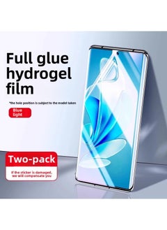 For VIVOS17 Anti-peep Film Vivox90x100 Tempered Film S18s16 Mobile Phone Film X80 Ten X70PRO X-Colour:Blu-ray*2 Pieces [imported Hydrogel Film★Fingerprint Unlocks In Seconds] Good Sticker Without Bubbles-Size:vivo S16 Pro