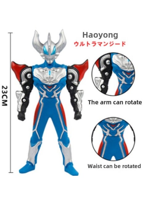 23cm Children's Soft Rubber Toy Multi-style Ultraman Degas Boy's Birthday Gift Sailor Toy Soft Rubber Doll-Color:64.jedhaoyong