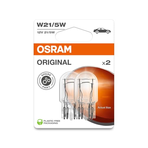 Osram Original Line 12 V, glass wedge base, 2721-2BL, double blister pack, white - Image 1