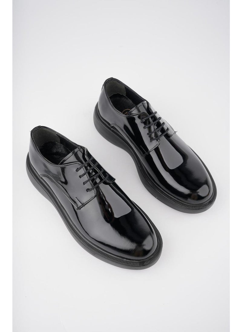 muggo Smith Guaranteed Daily Classic Leather Casual Comfortable Orthopedic Thick Sole Men's Shoes  - Image 3