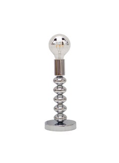 Glanfen Nordic Style Table Lamp Bedside Lamp 6W Iron Water Pipe Design Minimalist Artistry Aluminum Craft Electroplated Mirror Surface Ideal for Home Office Decor Modern Lighting Solution  - Image 4