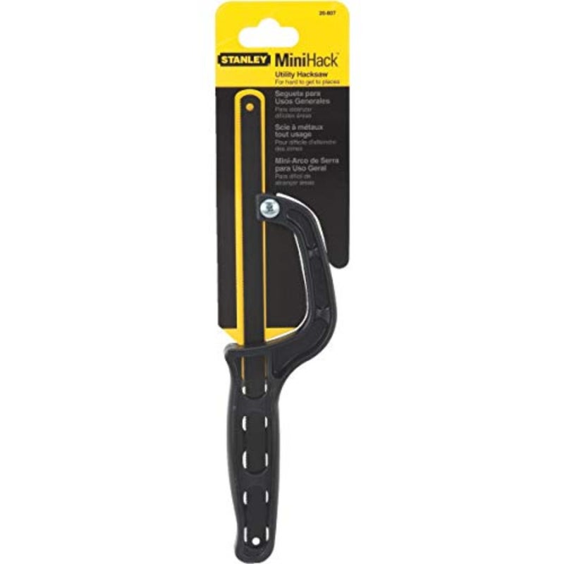 Hand Tools Mini-Hack Saw, Black, 10 inch, STHT20807-8 - Image 2