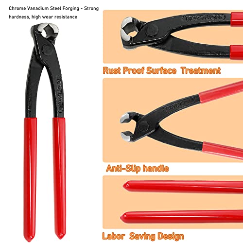 AKIHISA 180 PCS Single Ear Hose Clamps, 12 Sizes 5.3-33.1mm Crimp Hose Clamps with Ear Clamps Pincer, 304 Stainless Steel Crimp Pinch Fitting Tools Kit - Image 4