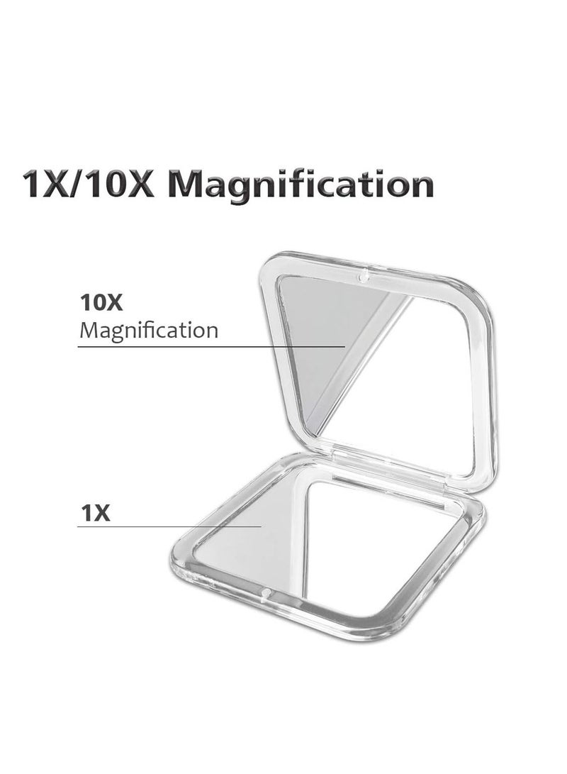 SNOWFLAKES SNOWFLAKES Magnifying Compact Mirror - Image 2