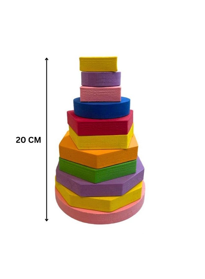 مجموعة ألعاب لاغوري الرغوية الملونة من توي سكيب - 11 قطعة بألوان متعددة وأشكال متنوعة - متعة داخلية وخارجية لجميع الأعمار - Image 2