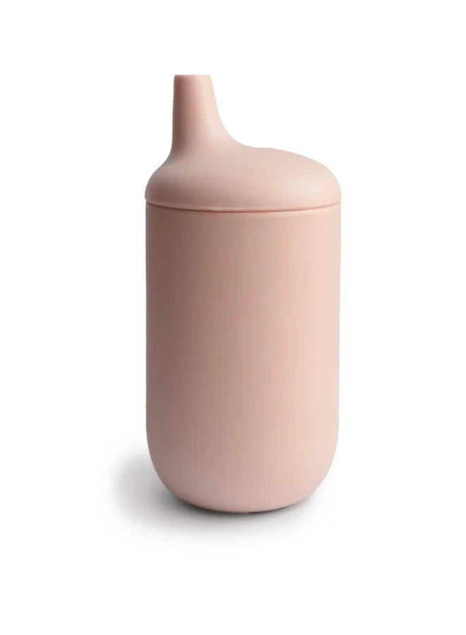 mushie Silicone Sippy Cup Blush