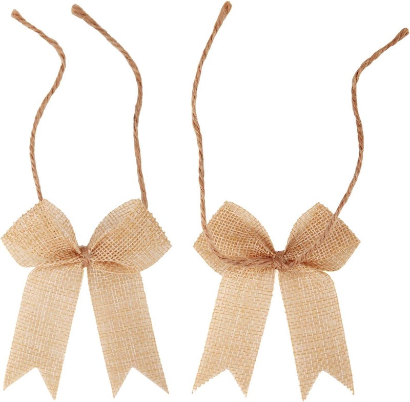 Meseey 24 Pcs 3 Inch Mini Buffalo Plaid Check Ribbon Bow Smal Bows for Crafts Sewing Scrapbook Wedding Christmas Halloween Thanksgiving Decorations (brulap) - Image 4