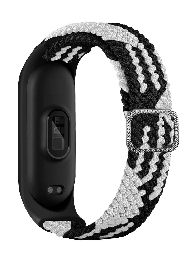 BSNL - Replacement Strap Elastic Adjustable Nylon Braided Solo Loop For Xiaomi Mi Band 4/5/6 - Image 1