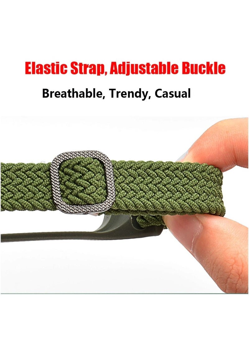 BSNL - Replacement Strap Elastic Adjustable Nylon Braided Solo Loop For Xiaomi Mi Band 4/5/6 - Image 1