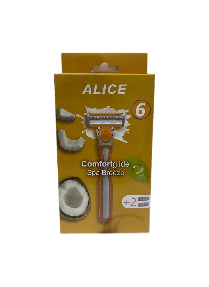 Alice - Alice Comfort Glide Spa Breeze + 2 Razor - Image 1