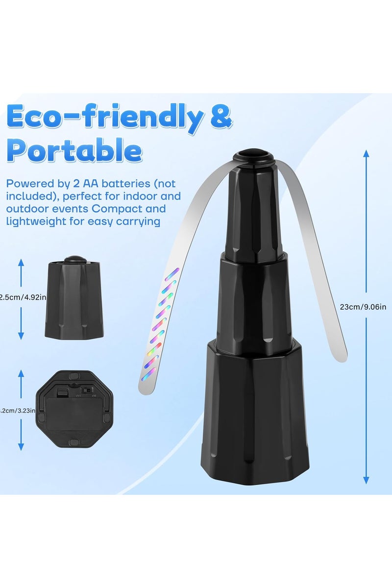 GNAFOTU Fly Fans for Tables,Table Top Fly Fan Fly Spinner with Holographic Blades, Batteries Powered for Picnic, Kitchen, Party, Restaurant, and BBQ - Image 3