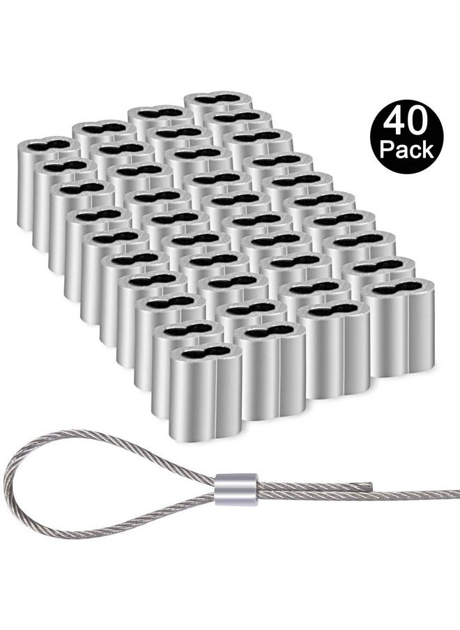 Cerpourt - Vinyl Coated Picture Hanging Wire 1.5Mm Up To 150Lbs 100 Feet(30.5M) Stainless Steel Picture Wire Spool With 40Pcs Aluminum Crimping Sleeves Heavy Wire For Hanging Picture Frame Artwork String Light - Image 1