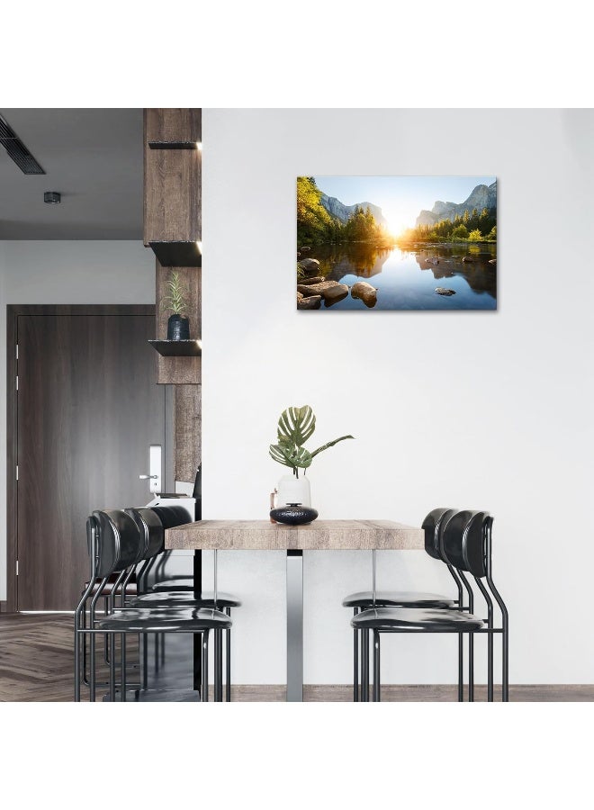 Home Trove Canvas Wall Art Utah National Parks Yosemite Canvas Print Landscape Painting Artwork Framed Home Decor Nature Poster For Bedroom Ready To Hang(24X36 Inch) - Image 5