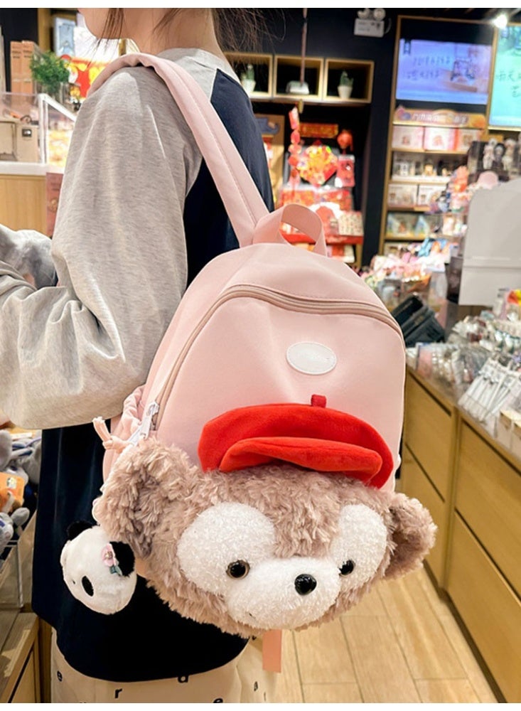 JCB CHIC حقيبة ظهر كبيرة السعة برسوم كرتونية لطيفة، حقيبة مدرسية بحزام قابل للتعديل، حقيبة مدرسية متينة، حقيبة سفر للطلاب - Image 2