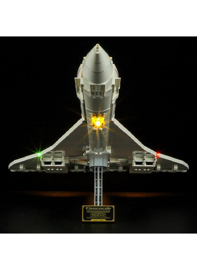 BRIKSMAX - Lighting Kit For Lego Icons Concorde - Compatible With Lego 10318 Building Set- Not Include Lego Set - Image 1