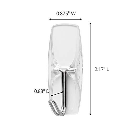 Command Medium Wire Toggle Hook, Clear, 2-Hooks, Organize Damage-Free - Image 2