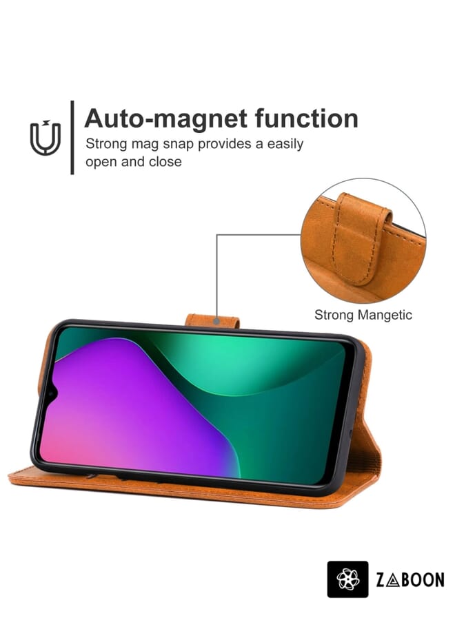 Zaboon Leather  Protective Case Cover For Infinix Hot 10 Play / Smart 5 India X688B - Image 4