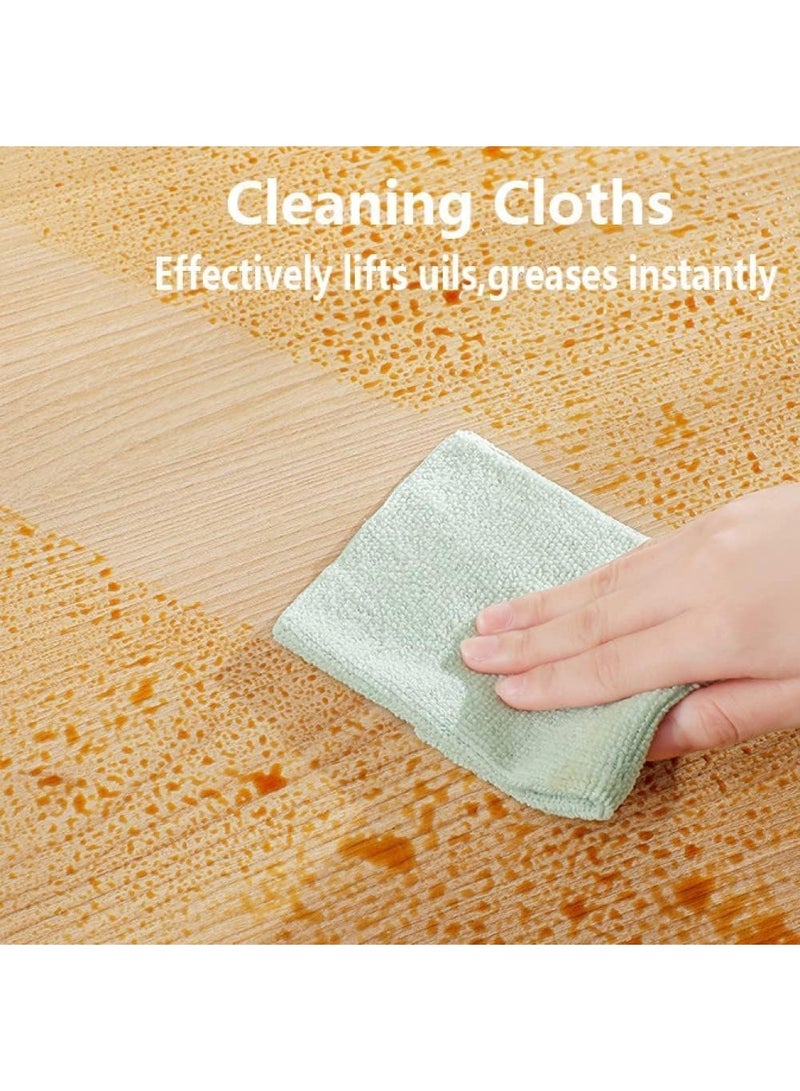 20 Pack Microfiber Cleaning Cloths, Reusable Wet Wipes, Multi-Purpose Microfiber Towel for Home, Kitchen, Car, Glass (Color May Vary) - Image 4