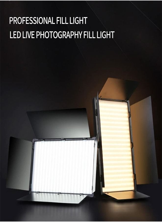 PADOM Padom 800 LED light video light kit , rechargeable and plug-powered camera video light, 3200K-5600K camera video light， rechargeable and plug-powered video conference live light  - Image 4