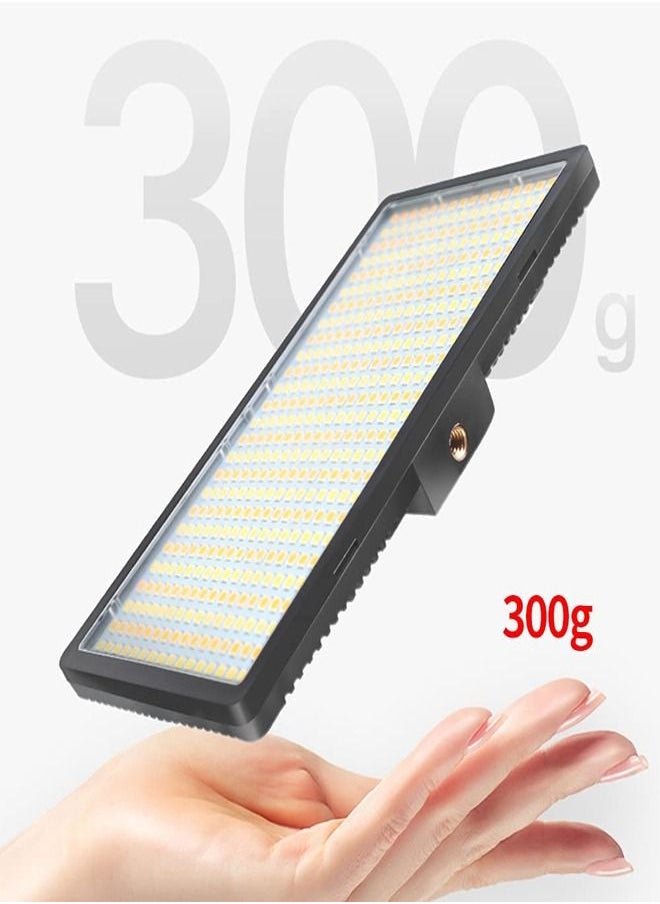 PADOM Padom 800 LED light video light kit , rechargeable and plug-powered camera video light, 3200K-5600K camera video light， rechargeable and plug-powered video conference live light  - Image 3