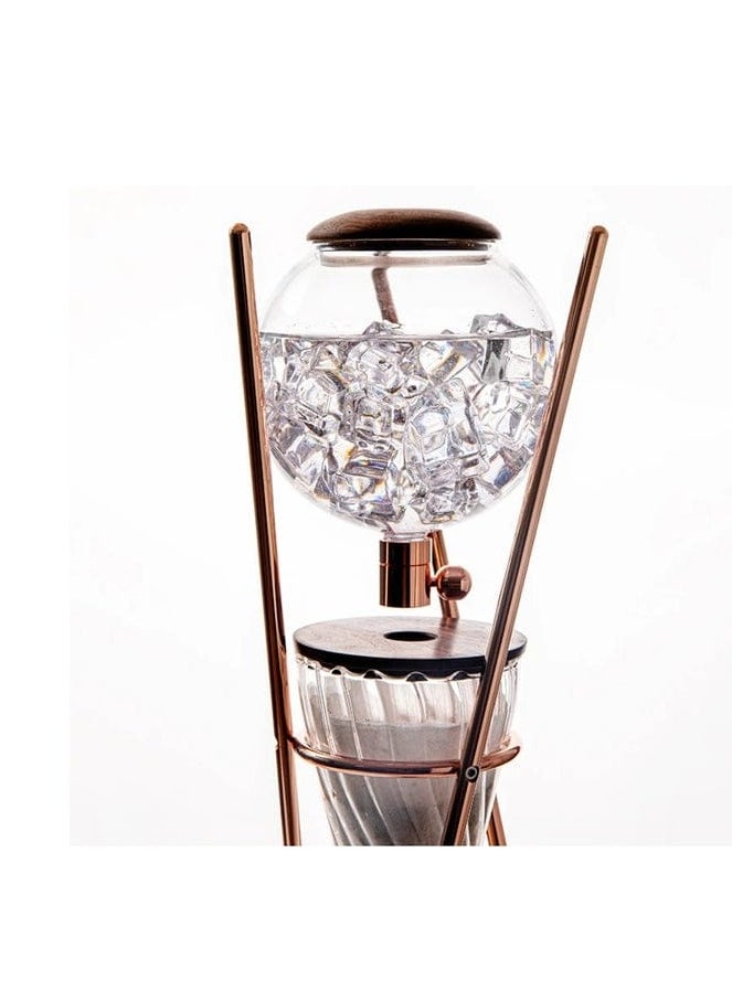 zeroHero zeroHero Cold Brew Drip Coffee Maker Luxury Iced Coffee Cold Brew Tower,800ml- Ice Drip Coffee Maker for Barista, Coffee Lovers- 66cm Height ,Borosilicate Glass , Color Rose Gold.  - Image 2