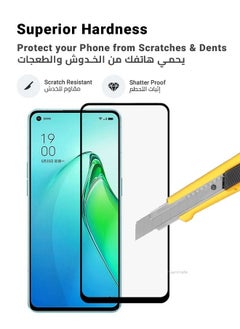 هووانميت واقي شاشة كامل الأسطح من الحافة إلى الحافة لهاتف أوبو رينو 8 برو 5 جي  - Image 3