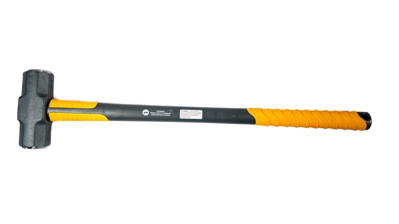 Zeluga 25-351 36in. 12 Lbs Pro Sledge and Club Hammer with 5G Fiberglass Handle, Drilling/Crack Hammer with Forged Steel Construction, Shock-resistant - Image 1