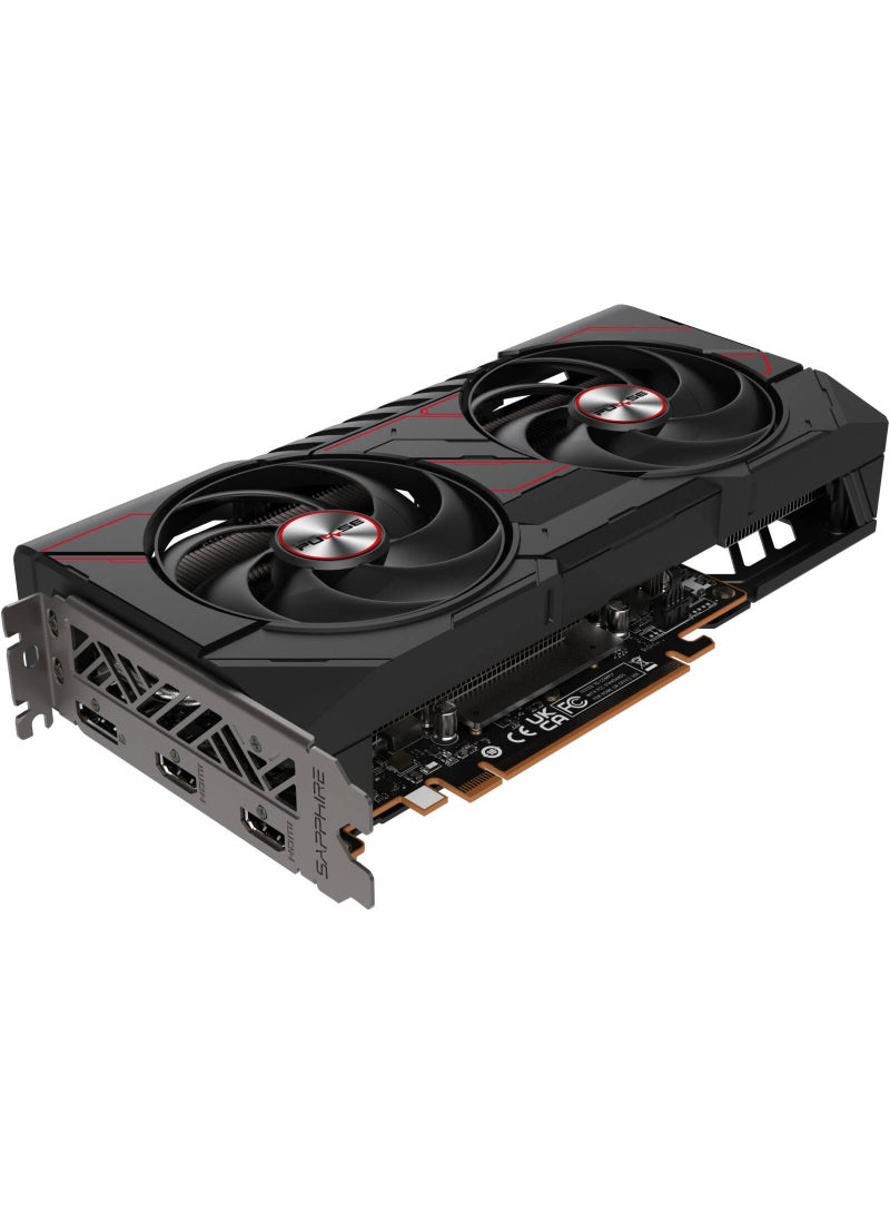 Sapphire PULSE AMD Radeon RX 9060 XT Graphics Card, 16GB GDDR6 128-Bit Memory, 3290 MHz Boost Clock, 2048 Stream Processors, 20 Gbps Memory Speed, PCI-Express 5.0 x16 | 11350-03-20G - Image 3