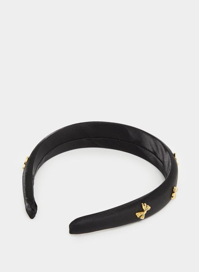 Styli Embellished Ribbon Headband - Image 2