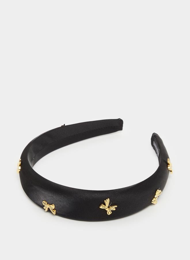 Styli Embellished Ribbon Headband - Image 1