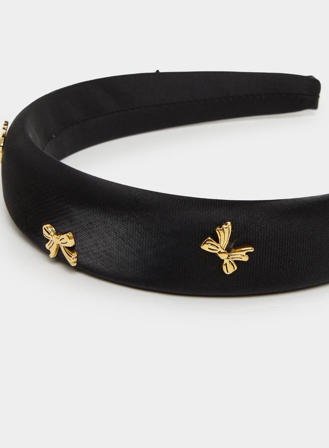 Styli Embellished Ribbon Headband - Image 3