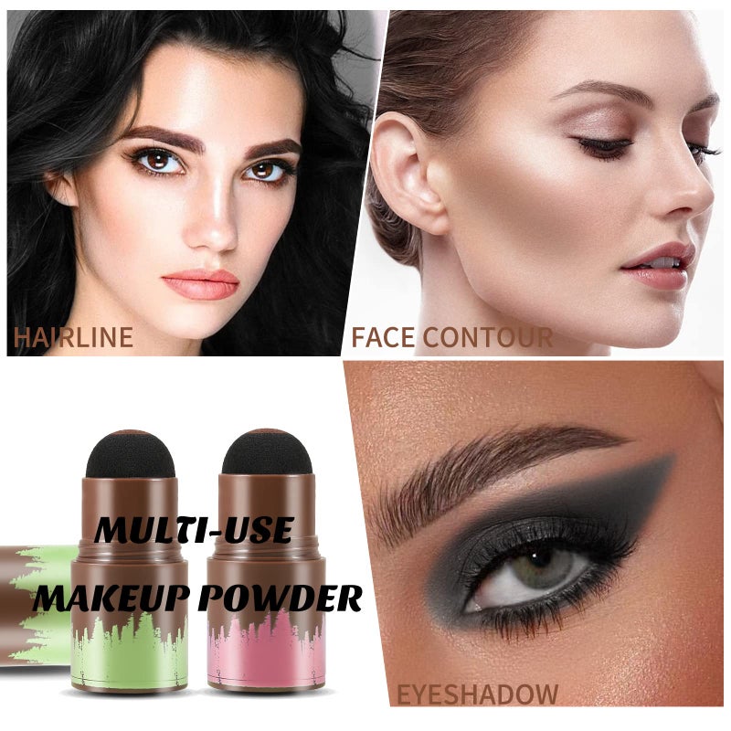 Boobeen Hairline Powder Stick, Root Touch Up for Thinning, Greys Hair, Instantly Cover Up, Multi Contour Concealer - Image 5