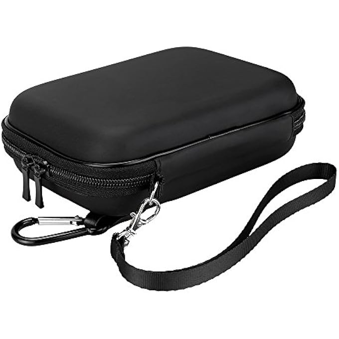 rayihni HARD DRIVE CARRYING CASE FOR TOSHIBA CANVIO BASICS/TOSHIBA CANVIO FLEX/CANVIO ADVANCE/CANVIO GAMING PORTABLE EXTERNAL HARD DRIVE 1TB 2TB 3TB 4TB HDD SHOCKPROOF TRAVEL BAG, BLACK+BLACK - Image 3